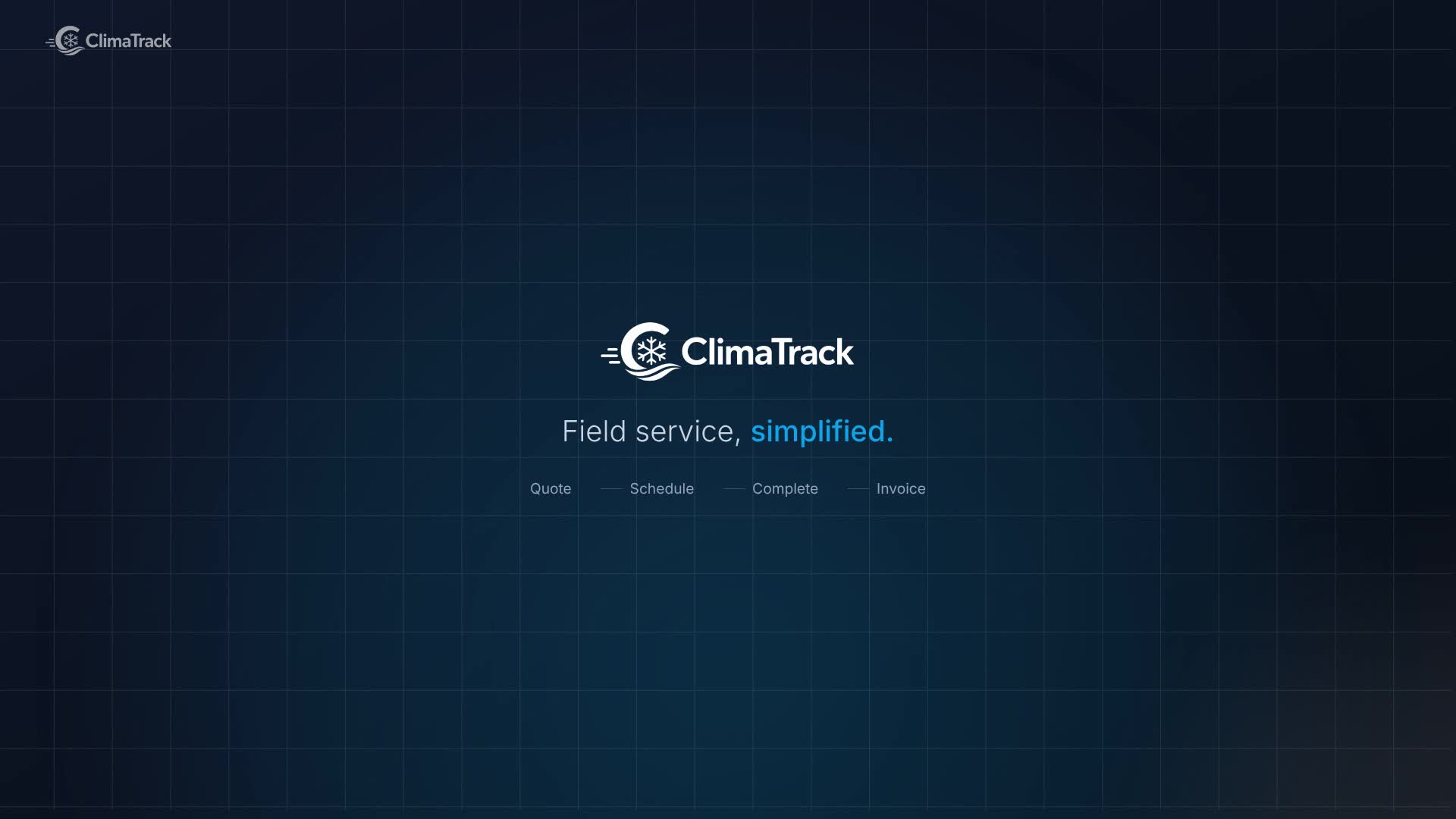 ClimaTrack product walkthrough preview